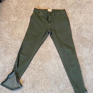 Army green sanctuary pants